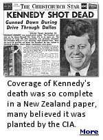 Intensified with the release in 1992 of Oliver Stone's movie ''JFK'', many believed a New Zealand paper knew everything about the assassination almost before it happened, including everything about Lee Harvey Oswald.